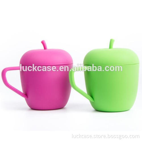 2016 100% Food Grade BPA Free Cute Shape Silicone Drinking Cup/Fancy Kid Drinking Cup